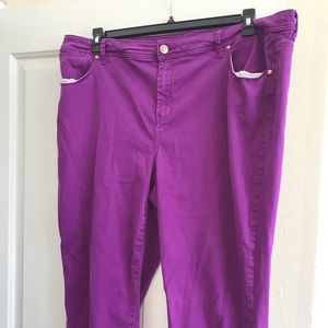Chico’s fushia cotton crops 3.5